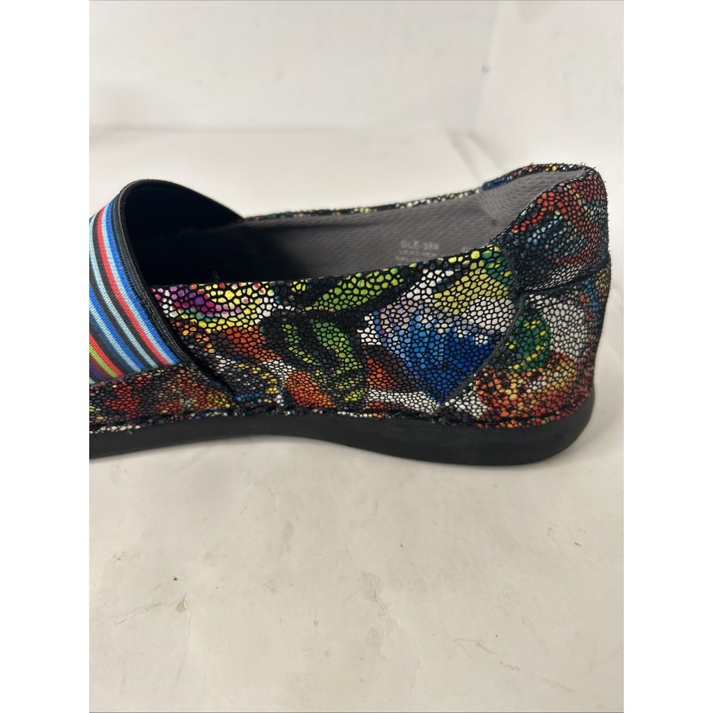Alegria Womans 40/9.5 Glee Monarch Mosaic Butterfly GLE-389 Nurse Comfort Loafer - Picture 13 of 16
